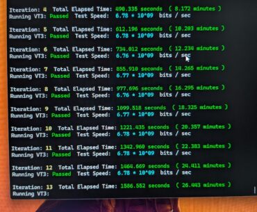 What kind of fluctuations are deemed okay for fclk stability?