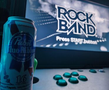 PBR and Rock Band (ps2) My kinda Thursday Night