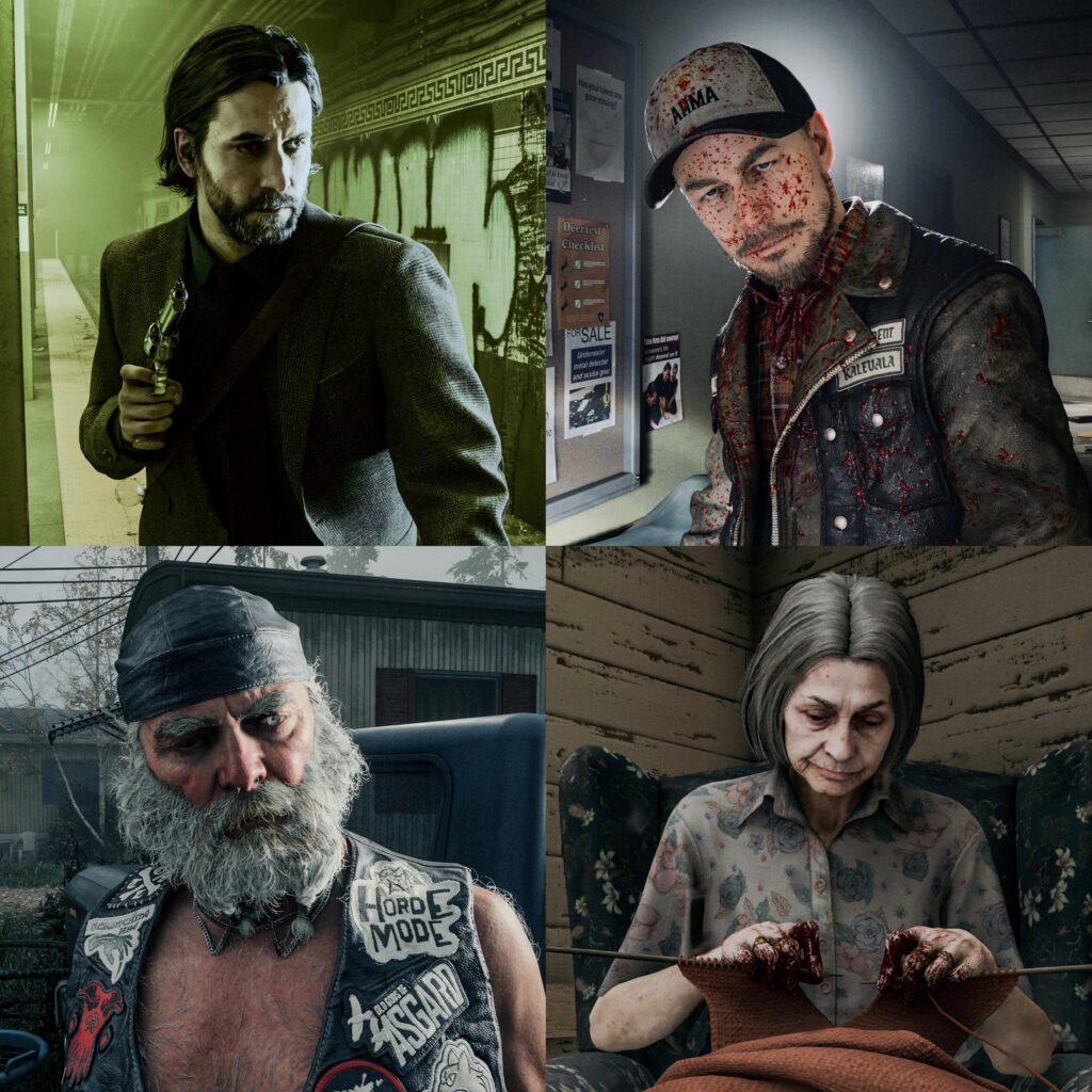 Alan Wake 2 has seriously impressive and photorealistic in-gameplay faces