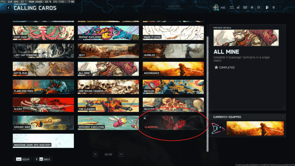 What is this dark ops challenge?