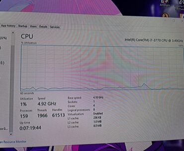 I7-3770 at 4.92Ghz