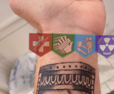 My idea for a Zombies themed tattoo