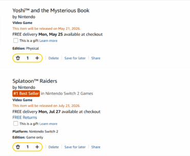 Retailers like Amazon & Walmart have seemingly decided to match the lower digital price for Nintendo Switch 2 games.