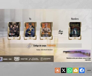 Exchange code 73094655