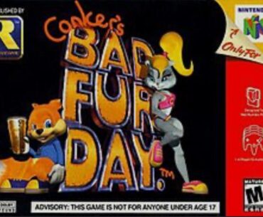 Conkers Bad Fur Day was edgy 3D platformer with great adult humor and clever movie parodies. My parents banned it, but luckily a friend of mine had a copy. Great times!