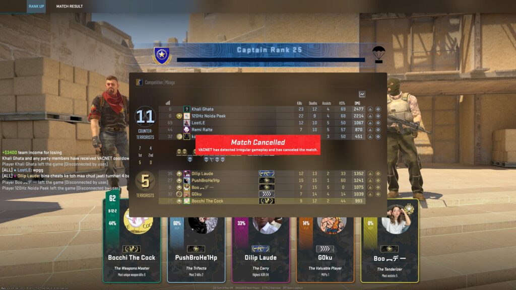 Played CS for 10 Years. First Time I’ve Seen VAC Do Its Job.