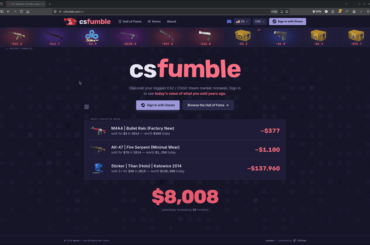 I made a site to see the current day value of skins/items you sold on the Steam Market years ago. It's very painful...