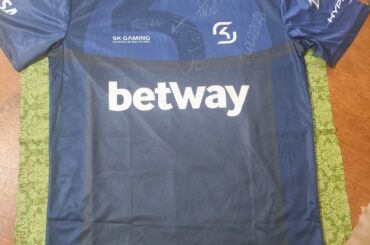 Original SK Gaming 2017 jersey signed by the legendary Brazilian lineup — FalleN, coldzera, fer, TACO and fnx