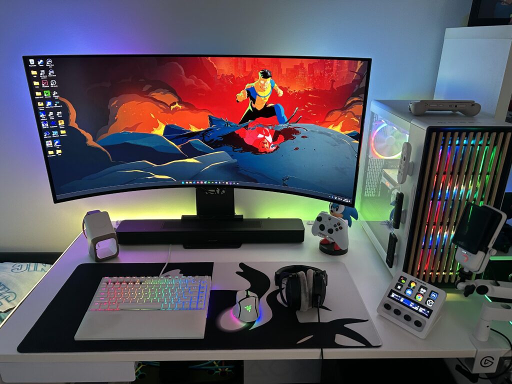 My setup after all these years of improvements…I think I’m done