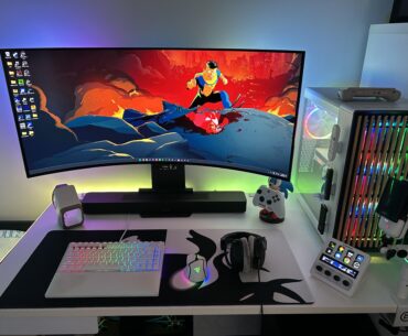 My setup after all these years of improvements…I think I’m done