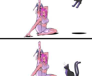 [OC] Just released my Cyberpunk comic. It’s called Me & My Nekomata! by Me