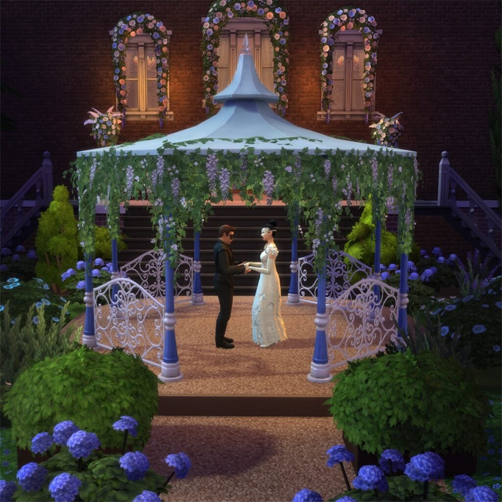 The Sims 4 Bridgerton Kits Out Now: Release Details and Contents 3 the sims 4 masquerade ball bundle offer1