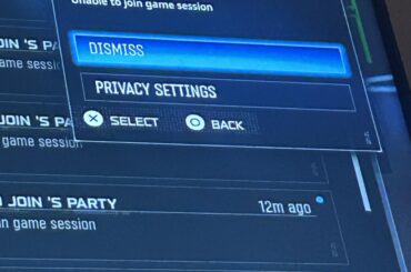 Can’t load into a game