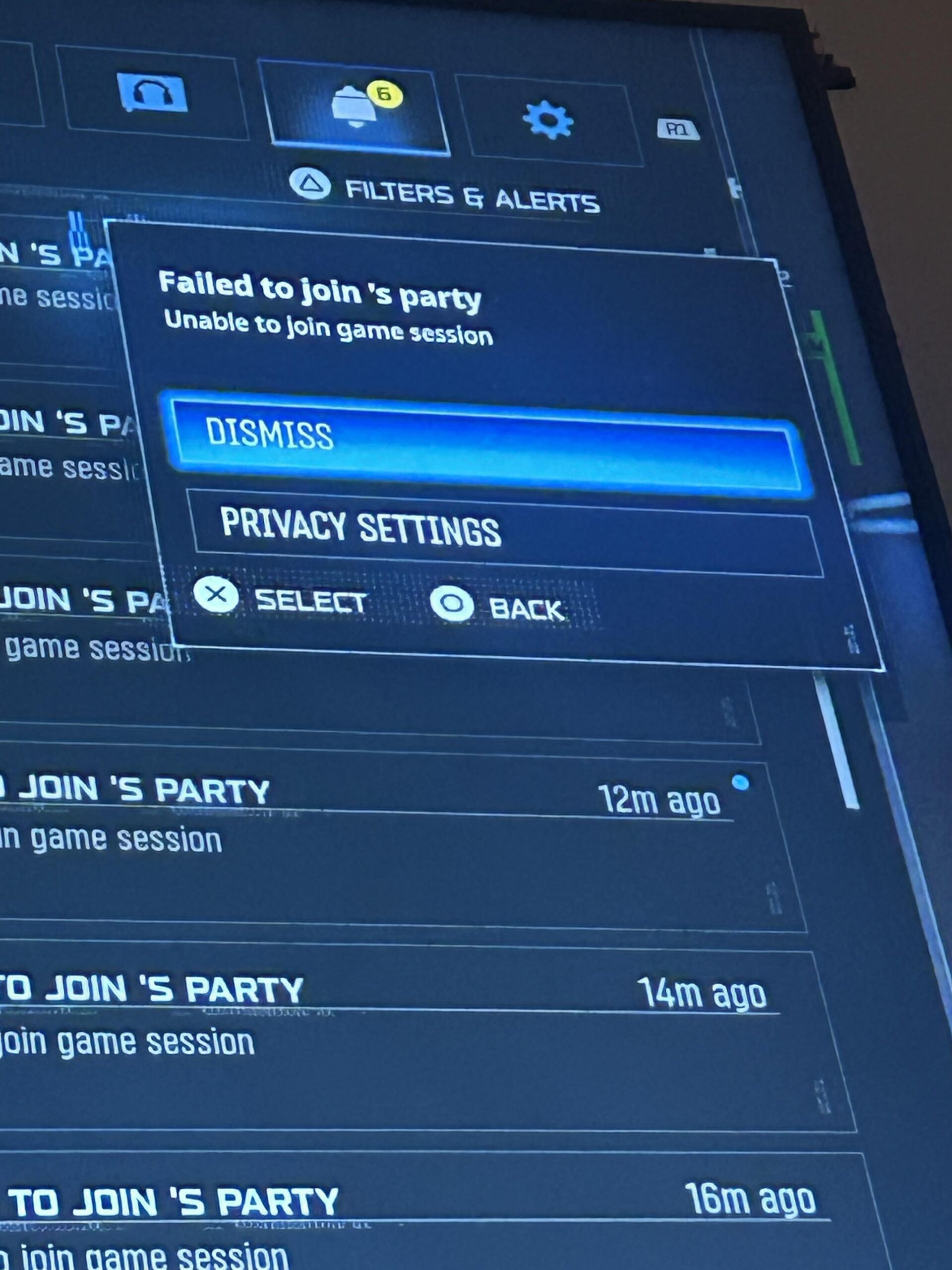 Can’t load into a game Can’t load into a game