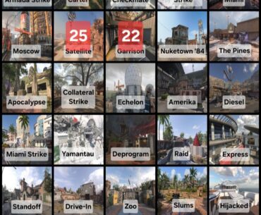 Round 8! Garrison has been eliminated. Top comment decides the next map to be eliminated.