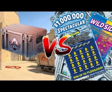 CS2 vs Scratch Card Lotto Tickets - Which is the better gamble?