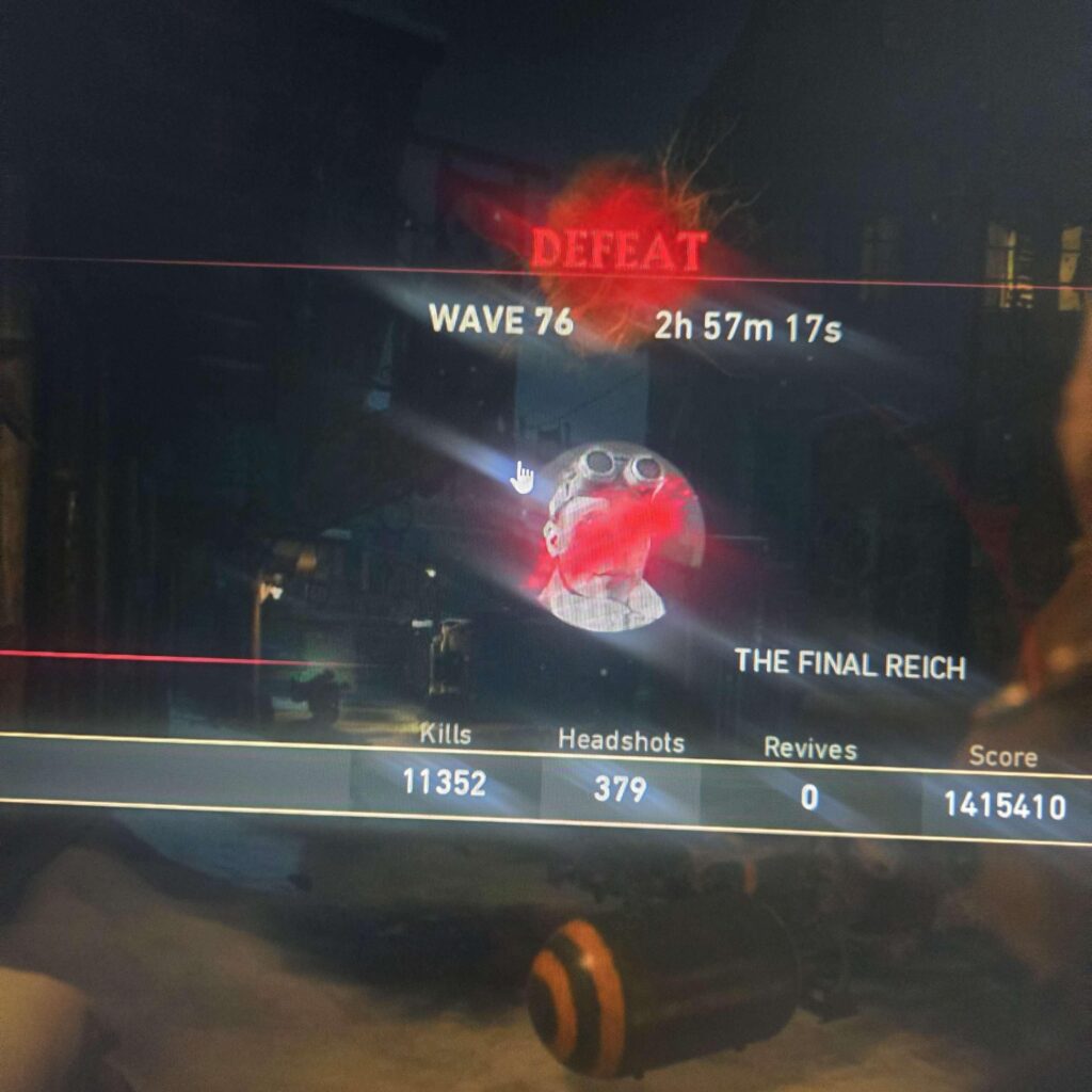 The Final Reich Round 100 Speedrun Attempt