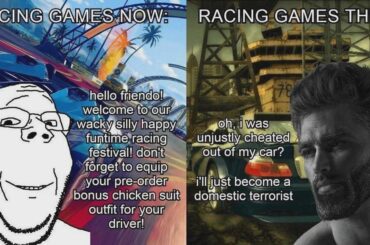 Racing games now vs then