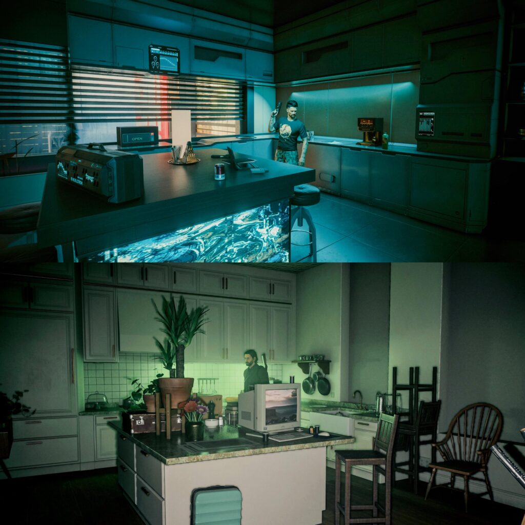 Alan Wake 2 and Cyberpunk 2077 both have genuinely impressive interiors, best I’ve seen in gaming
