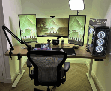 The lighting, the angles, the cable management... it's a 10/10.
