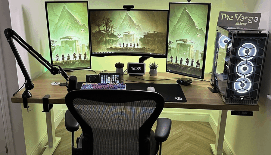 The lighting, the angles, the cable management… it’s a 10/10.