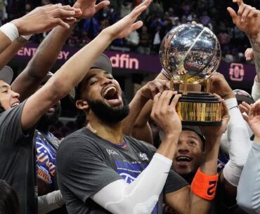 New York back in NBA Finals for first time since 1999 : NPR