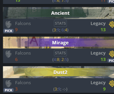 Falcons Had 8 T Rounds Over 3 Maps