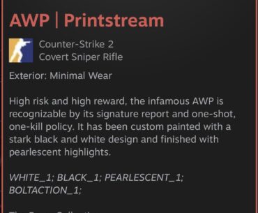 Printstream MW 0.0807 Float – Any Overpay for The Float