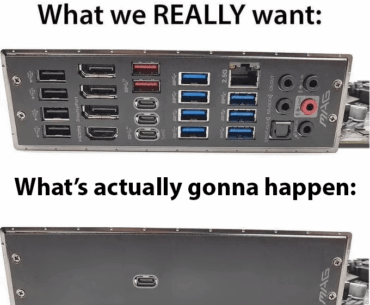 Less ports