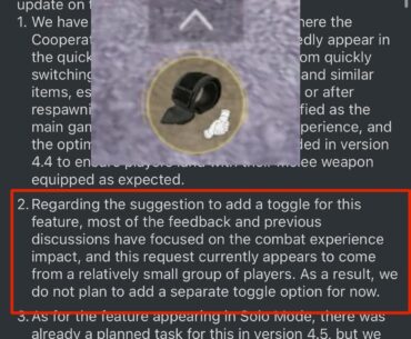 OPTION TO DISABLE THE WRISTBAND