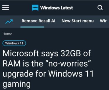 Hmm i wonder who is consuming all my ram to the extent that 32gigs is becoming the new norm