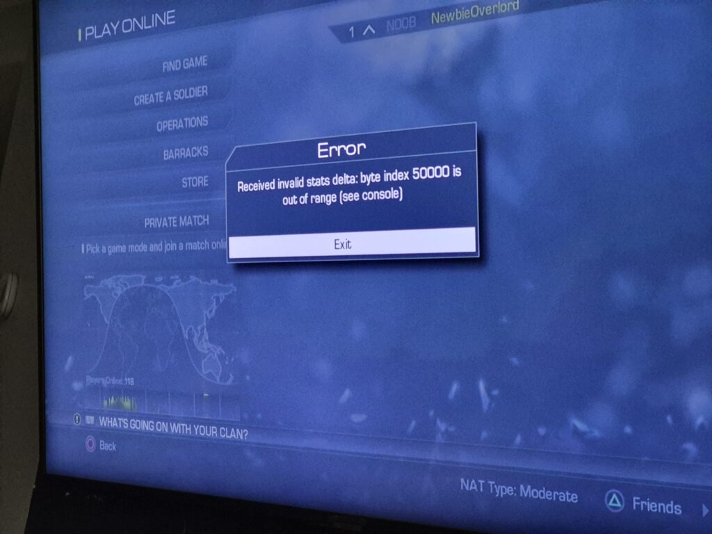 Lost all my stats due to hackers on call of duty ghost ps3  [GHOSTS]