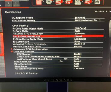 13700k my settings, what you think?