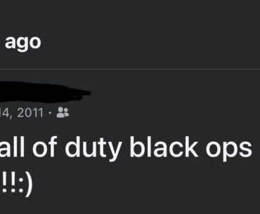 [BO] A memory from a simpler time.