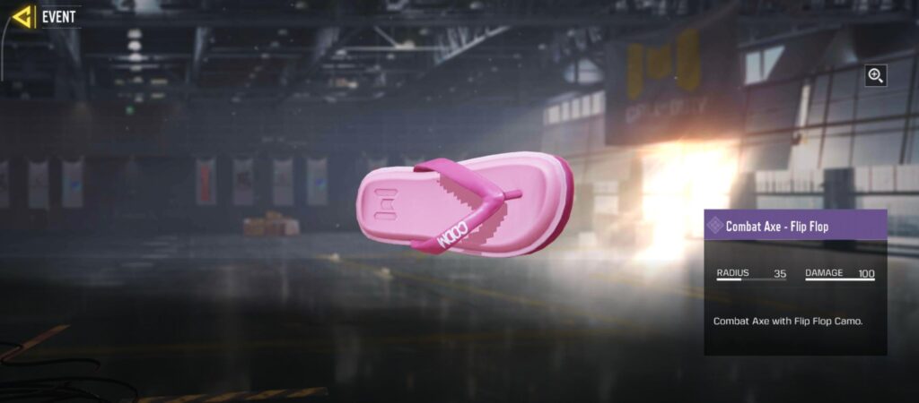 They released a new skin for free for the combat axe and it's scary as hell
