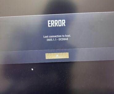I am getting this error what could be the possible solution ( I am playing after a long time )