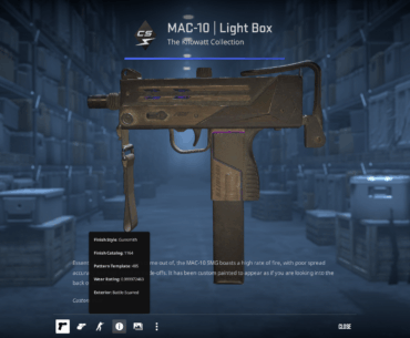 Mac-10 - Light Box 0.999972463 Float. Is it valuable?