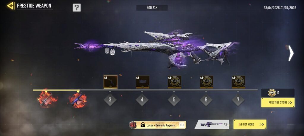 Need advice guys. Should I get a legendary weapon and get the prestige locus, or just let it go? I don’t really use any of the legendary weapons currently available or the ones coming next season, but I do use Locus and don’t have a legendary for that, so it looks tempting to me.(Read body text pls) Need advice guys. Should I get a legendary weapon and get the prestige locus, or just let it go? I don't really use any of the legendary weapons currently available or the ones coming next season, but I do use Locus and don't have a legendary for that, so it looks tempting to me.(Read body text pls)