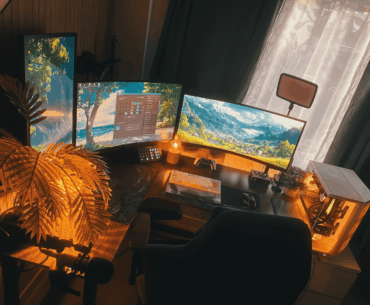 Finally getting close to the cozy/minimal setup I wanted