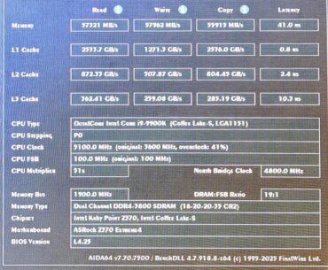 Maxed out Z370 and i9 9900k