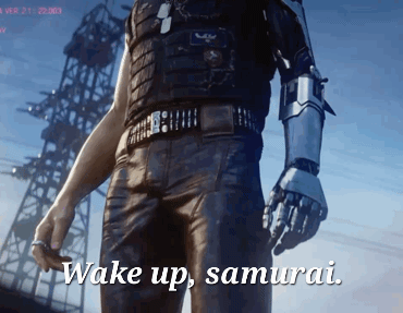 Some problems require the Johnny Silverhand approach