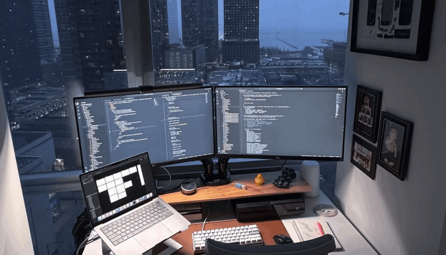 The ultimate fusion of code and cityscape.