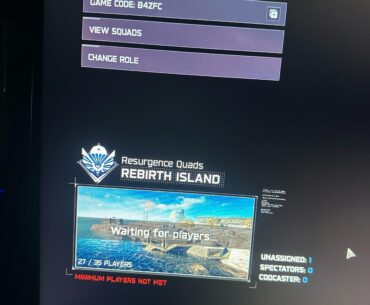 Private match code B4ZFC