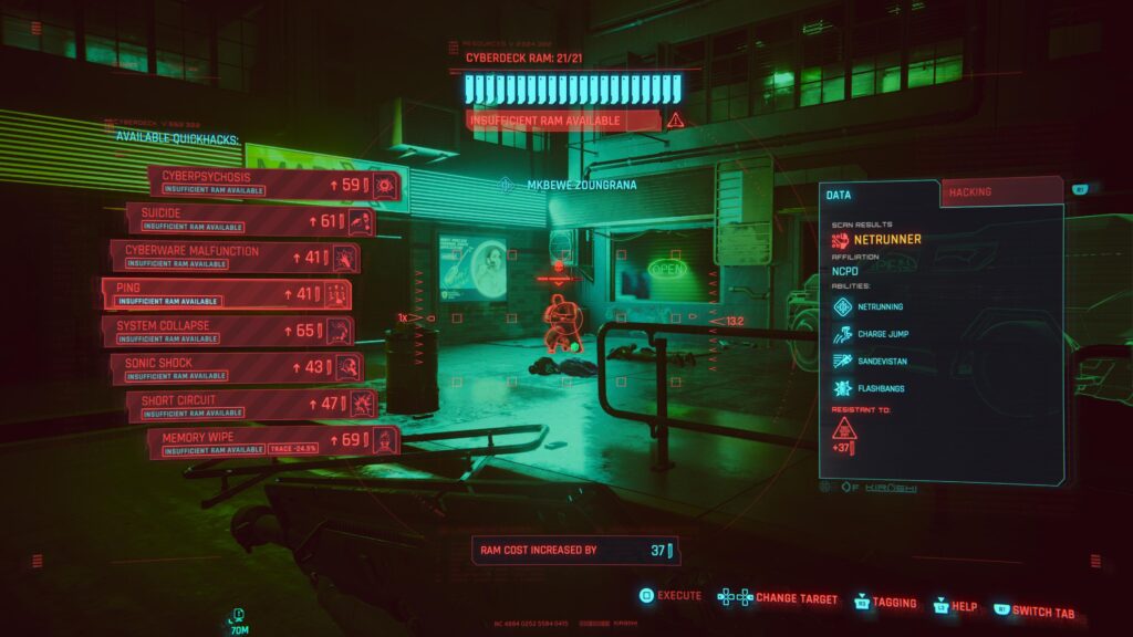 65 RAM is crazy, anyone quick hacked enemies like this?