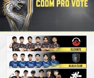 GSI 2026 CODM Pro Vote - The Top 3 Teams Are Here 🔥 Who You Voting For?