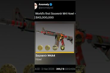 BU SKINLER İÇİN 43 MİLYON DOLAR İSTEDİ?! #cs2 #counterstrike #csgo #shorts #cs2skins