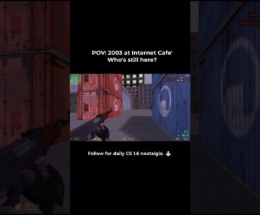 POV: 2003 at Internet Cafe' Can you guess this map?#csgo #cs  #cs2  #Gaming #RetroGaming