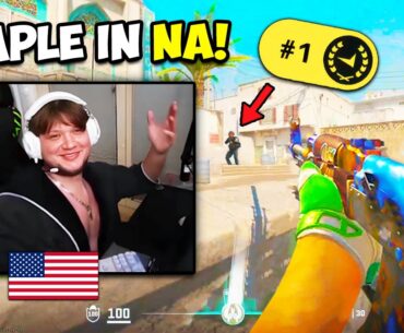 S1MPLE PLAYS NA FACEIT AND DESTROYS #1 RANKED! CS2 Clips