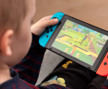 Nintentdo Switch stock photo