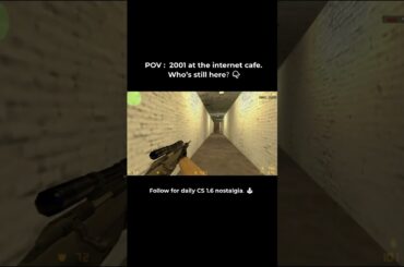 POV: 2001 at Internet Cafe' Can you guess this map?#csgo #cs  #cs2  #Gaming #RetroGaming